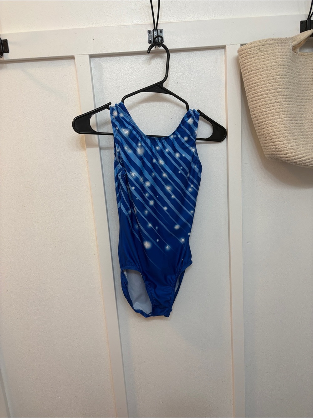 Girls' Blue Star Stripe Leotard
